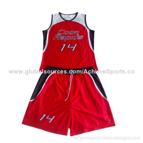 Sweat Basketball Shirt and Short with Sublimation Printing for Team